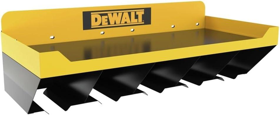 DEWALT Tool Organizer, Power Tool Storage Shelf, Hold up to 5 Tools, 100lb Capacity, DEWALT Workshop Storage System Compatible (DWST82822)
