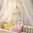 Wenqik Crib Mobile for Nursery Green Leaf Dragon Mobile Crib Forest Green Forest Shower Gift for and(Bohemia)