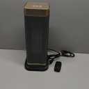 Space Heaters for Indoor Use, 1500W Electric Heater with Thermostat, 70 Oscillation, Remote Control, 3 Modes, 12H Timer, Portable Heater for Bedroom, Office, Home (Gold)