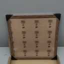 Rustic Walnut 14x14 Frame - Single Frame, 14 x 14 Poster Frame for Artwork, Puzzles, Photos and Movie Posters Picture Frames