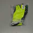 Kebada T3 Winter Work Gloves for Men and Women, Warm Knit Cold Weather Work Gloves, Thermal Insulated Freezer Gloves, 100% Latex Coating Non-slip Grip, Long Wrist Design, 1 Pair, Green, Large