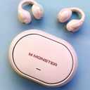 Monster Open Ear AC600 Headphones, Bluetooth 5.4 Wireless Earbuds with HiFi Stereo, Clip-On Earbuds with ENC Clear Call, 21H Playtime, Touch Control, IPX6 Waterproof Wireless Headphones for Sport