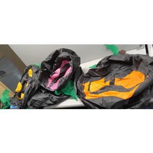 9FT Halloween Inflatables Decoration Outdoor, Pumpkin Inflatable Outdoor Decoration with LED Light, Halloween Inflatables Outdoor Decorations Blow up Pumpkin for Holiday Party Lawn Yard Garden Dcor