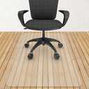 Azadx Chair Mat for Hardwood Floor 46" x 60" Office Chair Mat for Hardwood Floors 2mm PVC Slip Resistant Heavy Duty Floor Protector Computer&Desk Chair Mats for Rolling Chairs (Clear)