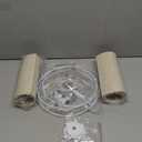 Small Lamp Shades Set of 2, Beige Drum Lampshades 8.7''Top X 8.7'' Bottom X 7.9'' High, Replacement Lamp Shades Natural Linen for Table Lamps Floor Lamps Chandelier Lamps, Easy Assembly Required