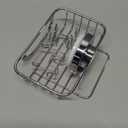 TAILI Bar Soap Holder Suction Cup with Hooks and Silicone Soap Saver Pad for Bath Shower Wall, Shampoo Caddy for Bathroom, Tub, Kitchen, Rustproof Stainless Steel Sponge Holder, Silver (5.6" * 4.6")