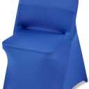 VEVOR Chair Covers, Polyester Spandex Chair Cover, Stretch Slipcovers for Wedding Party Dining Banquet Flat-Front Chair Covers (Royal Blue-c, 50PCS)