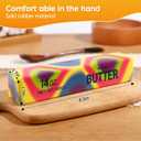 Big Butter Squishy,Giant Squishies Butter 14 OZ,Jumbo Slow Rising Squeeze Toys,Large Soft PU Foam Fidget Toy for Anxiety & Sensory Stress Relief 8.7*1.8*1.8 Inch