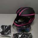 Youth Kids Motocross Helmet, Adult ATV Dirt Bike Helmet, Off-Road BMX 4-Wheeler Full Face Motorcycle Helmet W/Goggles Gloves & Mask, DOT Approved, Pink, M
