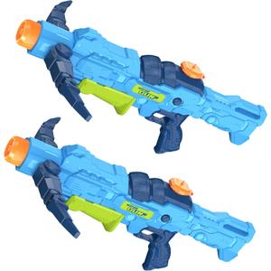 Water Gun for Kids, Super Squirt Guns Water Soaker Blaster - Nozzle, 4 Shooting Modes Switch - Crossbow Design - 26 Ft Long Shooting Range - Summer Toys Gun for Boys Girls Adults Outdoor Pool (Blue)