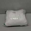 Polyfill Toddler Comforter for Crib & Bed, Lightweight and Breathable, Baby Quilt Blanket (36x51) White