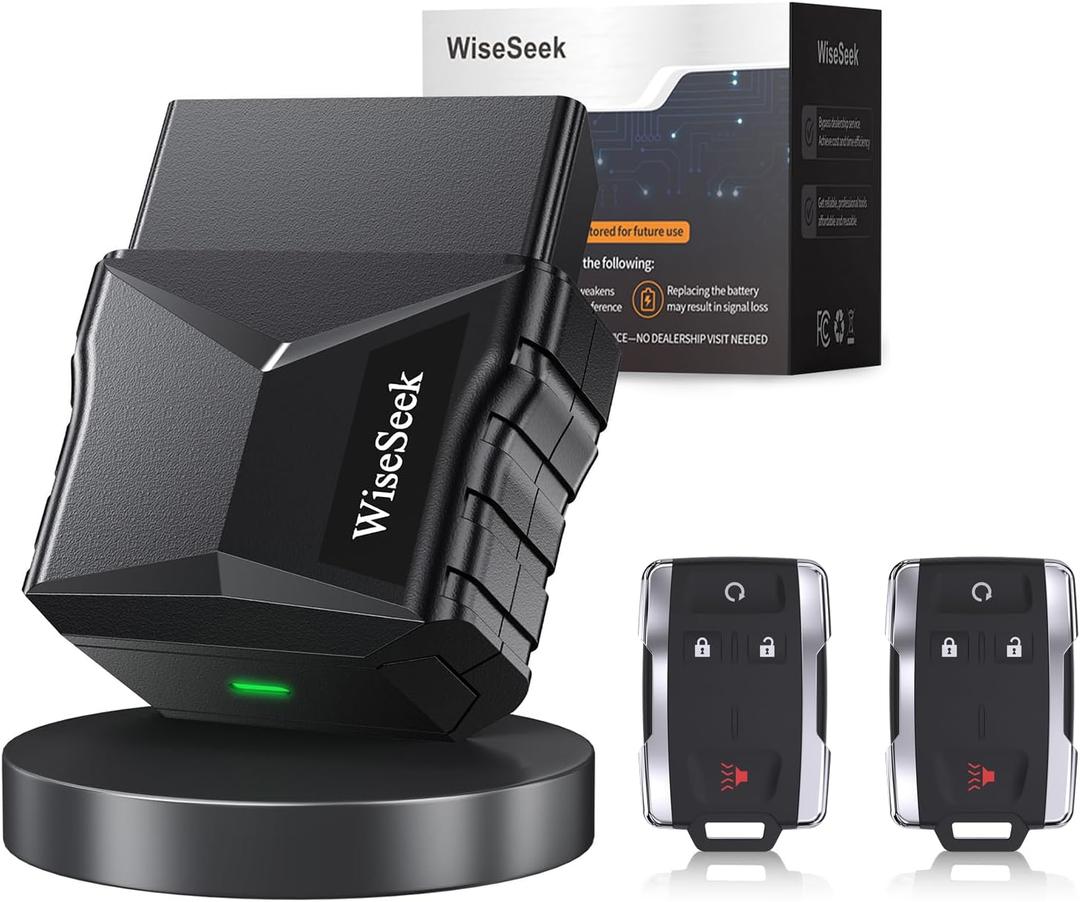 Replacement Key Fob: OBD Remote Start DIY Keyless Entry Compatible with 2015-2021 Silverado 1500 Sierra Canyon Colorado Chevy/GMC M3N32337100, 2 Set