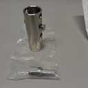 Upgraded Stainless Steel Trailer Jack Electric Drill Adapter with a 1/2 in Socket Adapter Bit Compatible with 1 Inch Jack Drive Shaft