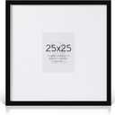 Artisane Home Goods 25x25 Frame Large Black Gallery Picture Frame With Mat for Wall, 25x25 Picture Frame for Gallery Walls, Oversized Square Frame, Matted to 8x10, 5x7 & 4x6
