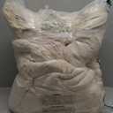 SLEEP ZONE Quilted Fitted Queen Mattress Pad Cover - Soft Fluffy Pillow Top Bed Mattress Topper Deep Pocket 8-21 inch, Queen