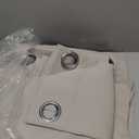 NICETOWN Room Darkening Draperies Curtains Panels, 2 Panels Natural W52 x L84