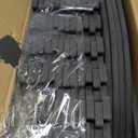 85 Inch Hot Tub Mat & Pad for Inflatable Tubs, 1/2" Extra Thick Hot Tub Pad Foundation Non-Slip EVA Foam Padding for Outdoor Hot Tubs Pool Spa Pad Game Camping Mat, Easy Clean (Square, Black)