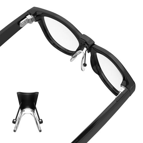 RCstyle HiBloks Eyeglass Nose Pads for Ray-Ban Meta Wayfarer Gen 2 & Gen 2(RW4006/RW4008/RW4012), Silicone Anti Slip Clip-on Glasses Nose Holder for RayBan Meta Gen 2 Smart Glasses (One-Piece)