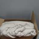 COHOME Quilted Oversized King Size Comforter - All-Season Down Alternative Duvet Insert - Luxury Hotel Winter Warm Beige Comforter with Anti-Clump Tech & 8 Tabs- Reversible98"x116"