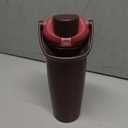 Owala FreeSip Sway Insulated Stainless Steel Water Bottle with Two-Way Spout, Built-In Straw and Bucket Handle, Made for Travel, School, and Sports, 30oz, BPA Free, Leak Proof, Black Cherry