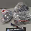 Mechanical Skull Building Block Set 1099+ Pieces 3D Poseable Model with Mandibular Teeth Bite Drive for STEM Toys for Kids & Adults Perfect for Horror Fans & Gothic Room Decor