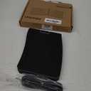 MEETION Ergonomic Foldable Bluetooth Keyboard, Split Compact Portable Keyboard for Business Travel, Ultra-Thin Folding Rechargeable Wireless Keyboards for iOS Android Windows Mac Tablet PC Smartphone (Black)