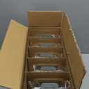 M MCIRCO [5-Packs, 36 Oz Glass Meal Prep Containers with Snap Locking Lids Glass Food Containers,Airtight Lunch Container,Microwave, Oven, Freezer and Dishwasher (4.5 Cup)