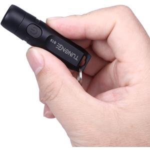 Rechargeable Keychain Flashlights, 650 High Lumens EDC Pocket Flashlights, Mini Flashlight Be Used for Camping Outdoors EmergencyBlack