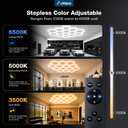 Amico Hexagon Garage Lights Dimmable & Tunable, 14 Hex Grid, Remote & Timer