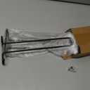 Enenes Heavy Duty Metal Stemware Rack 2 Pack, 10.3 Inch Under Cabinet Hanging Wine Glass Holder for Kitchen Bar, Organize Cups, Goblets, Wine Glasses