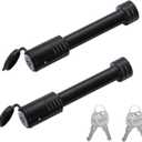 TOWSWELL Trailer Hitch Lock, Hitch Lock with 5/8'' Dia Pin Fits 2" Receiver Tubes, for Class III IV 2 Inch Receiver, for Trailer Car Boat, KD 2 Pack