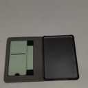 CoBak Case with Stand for Kindle Paperwhite 12th Gen 2024 Released (7") & Kindle Colorsoft Signature Edition - Durable PU Leather Cover with Auto Sleep Wake, Card Slot, Hand Strap Feature, Sage Green