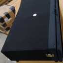 HONBAY Modular Sectional Sleeper Sofa with Pull Out Bed, Velvet Convertible L Shaped Couch with Storage Seat, Sectional Couches for Living Room, Black