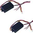 MACHSWON 3-Step Sequential Flow Semi Dynamic Chase Flash Tail Light Module Boxes Black