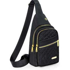 Aisijimo Small Sling Bag For Women Men Casual Crossbody Sling Backpack | Small, Casual, Crossbody, Small, Casual, Crossbody (Black-8003)