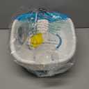 Homedics Bubble Mate Foot Spa, Toe Touch Controlled Foot Bath with Invigorating Bubbles and Splash Proof, Raised Massage Nodes and Removable Pumice Stone