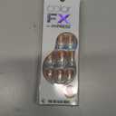 KISS imPRESS No Glue Mani Press On Nails, Color FX, 'Dimension', Neutral, Short Size, Squoval Shape, Includes 30 Nails, Prep Pad, Instructions Sheet, 1 Manicure Stick, 1 Mini File