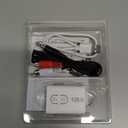 1Mii Bluetooth 5.3 Transmitter Receiver for TV to Wireless Headphones, Dual Link aptX Adaptive/Low Latency/HD Audio, Aux Bluetooth Audio Receiver Adapter for Home Stereo, Airplane, Boat, Gym (White)