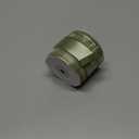 HUIHUANG Sage Green Wired Ribbon 2.5 inch with Satin Stripe Sheer Wired Ribbon for Christmas Tree, Bows Making, Wreaths, Gift Wrapping, Wedding Bridal Shower Decorations-Continous 10 Yards