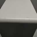 Solid Wood C Shaped Sofa Side Table, Small End Table for Couch, Modern Simple Narrow Table for Small Spaces, Mini Coffee Table for Living Room, Bedroom, Bedside (Whitewash), 14"D x 11"W x 24"H