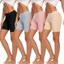 Molasus Womens Cotton Boxer Shorts Underwear Anti Chafing Bike Shorts, 3XL