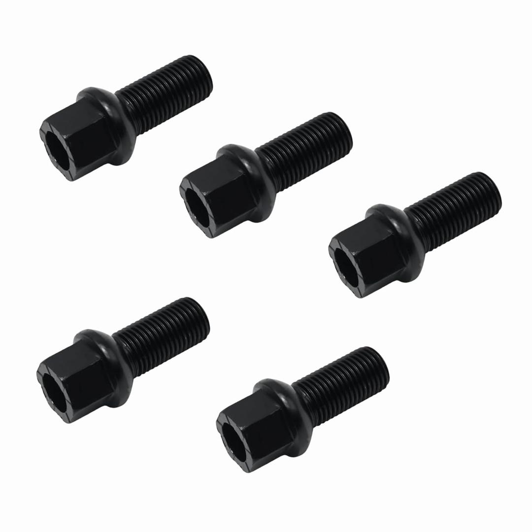 5 Pcs Wheel Lug Bolt WHT002437 Replacement for Volks*wagen Golf Jetta Passat, 8D0601139D Replacement for A4 A6 Front or Rear Side