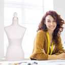 FDW | Female Mannequin Torso | Beige | with 7" Height Adjustment, 60-67 Inches