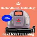 BISSELL Little Green Mini Cordless Portable Carpet and Upholstery Deep Cleaner, Car/Auto Detailer, with HydroRinse Self-Cleaning Tool and 4" Tough Stain Tool, Limited Edition Color Dusk Pink, 4015F