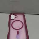 Magnetic for iPhone 17 Case, [Compatible with MagSafe][Military Grade Drop Protection][Heavy Duty Protection][Non-Slip][Shockproof] 2-Layer Durable Bumper Phone Case 6.3''-Wine Red