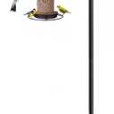 60" Shepherds Hooks for Outdoor, Heavy Duty Bird Feeder Pole for Hummingbird Feeder, Hanging Lantern, Shepherds Hook for Bird Feeders for Outside with 7 Prongs Base,1 Pack