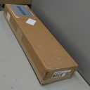 Harper 24 Inch Indoor Push Broom, Premium Heavy Duty Smooth-Surface Floor Cleaning with Flagged Bristles, Home and Garage Sweeping, Gray