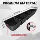 VaultsOnWheels Under Seat Storage Box Fit for Ford F150 2015-2026 SuperCrew/Crew Cab & F250 F350 F450 2017-2026 SuperDuty Accessories, Console Organizer Truck Tool Box Detachable Underseat Organizer
