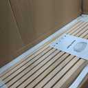 Foldable Wooden Playpen for Babies and Toddlers - 90 x 60 x 24 in, Pre-Assembled Wooden Baby Playpen Ready to Use, No Assembly Required, Extra Large Play Pen Baby Play Yard with Locking Gate