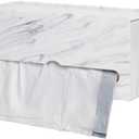 EVER ISLAND Acrylic Marble Trash Bag Holder, Bag Roll Dispenser, Countertop or Wall Mount Organizer for Plastic Garbage Bags, Grocery Shopping Bags and Tissue, Cabinet and Under Sink Storage Container